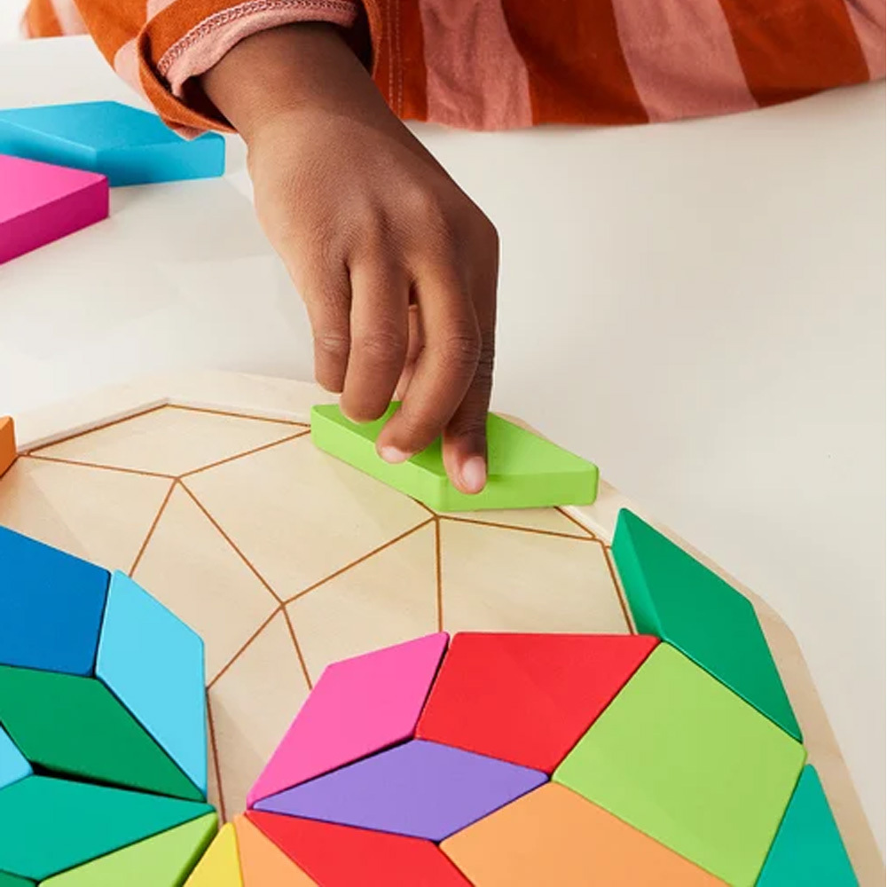 費雪木製曼陀羅拼圖積木