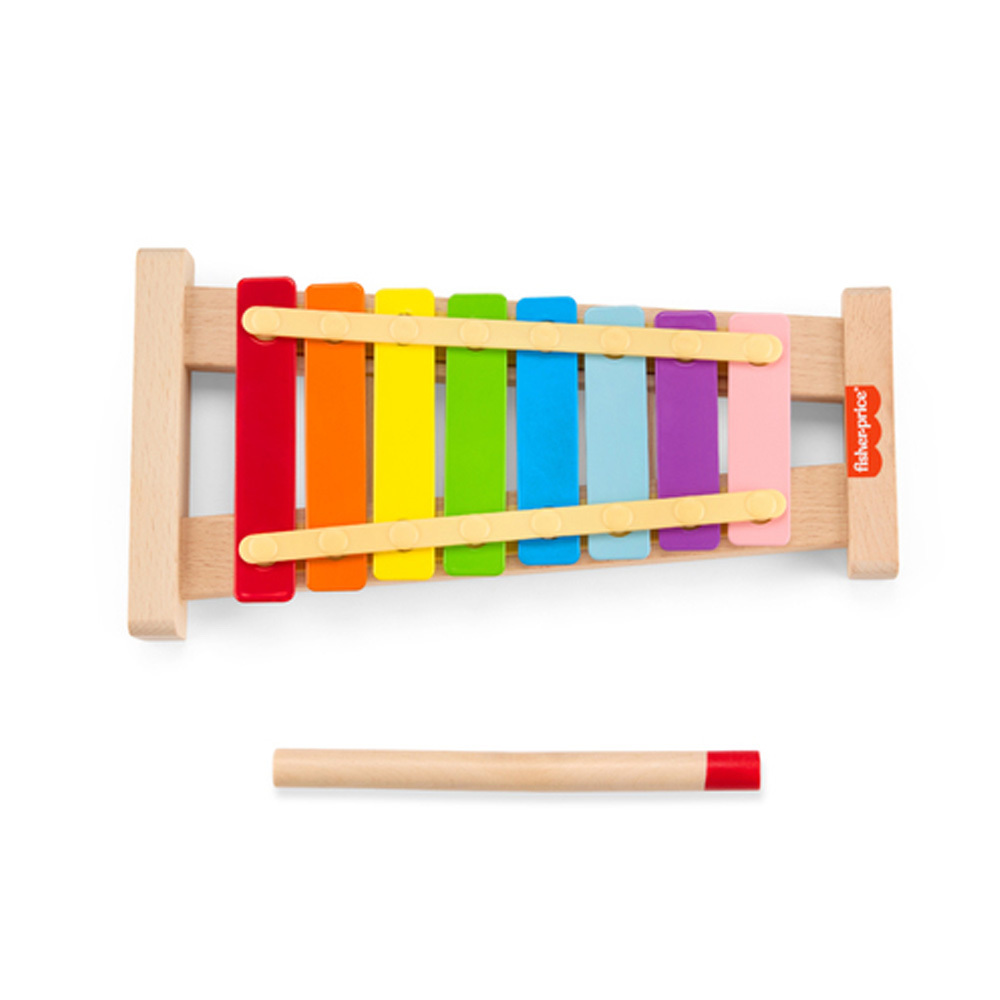 費雪木製彩虹鐵琴