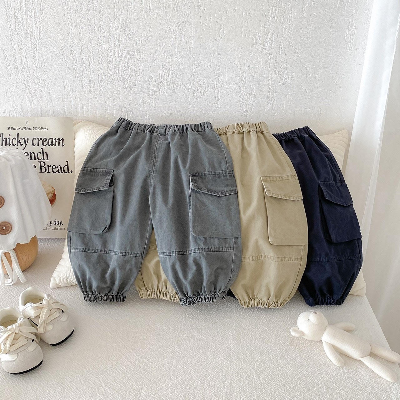 帥氣工裝休閒褲