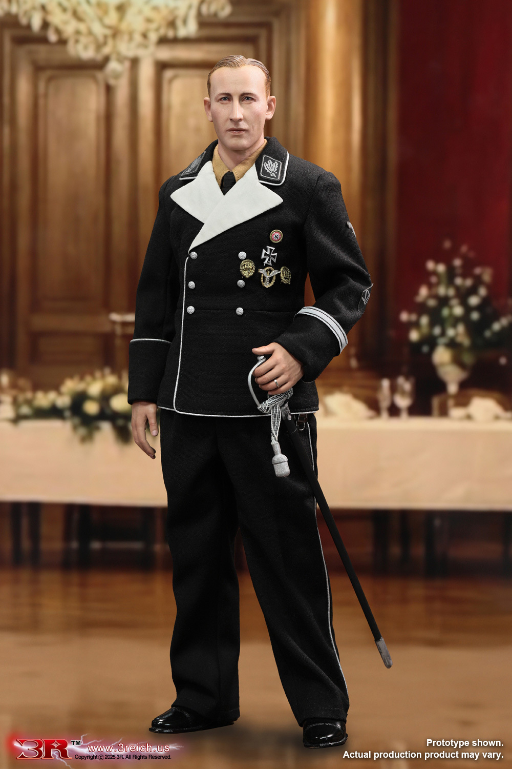 [訂金] 3R GM657 1/6 WWII German SS-General – Reinhard Heydrich (Ceremonial Dresses Version)