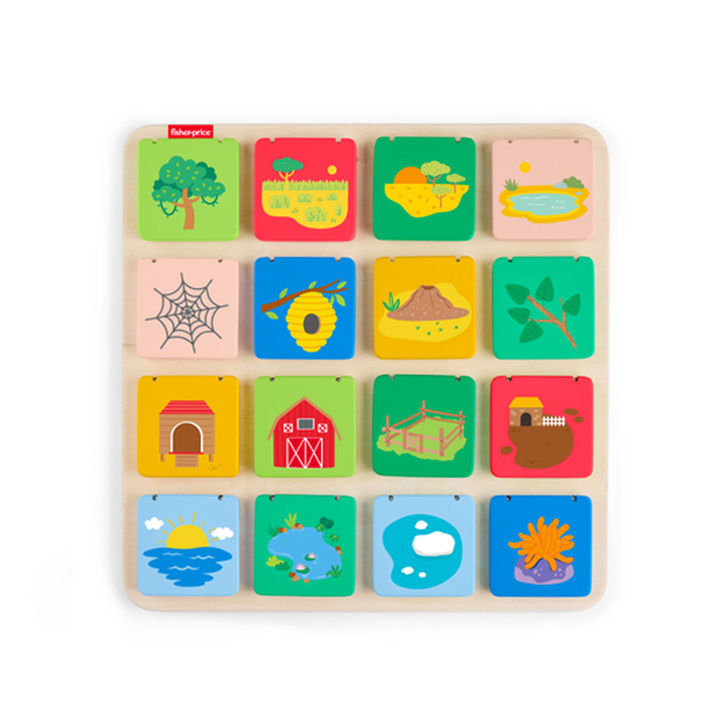 費雪木製翻翻樂