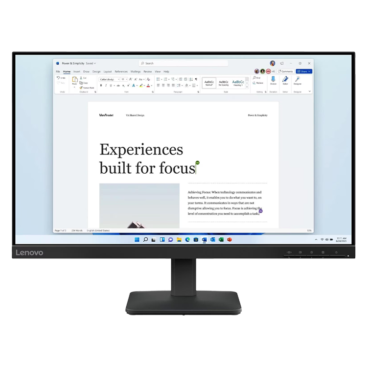 Lenovo 23.8吋 L24-4e FHD IPS 顯示器 68C2KAC1MY