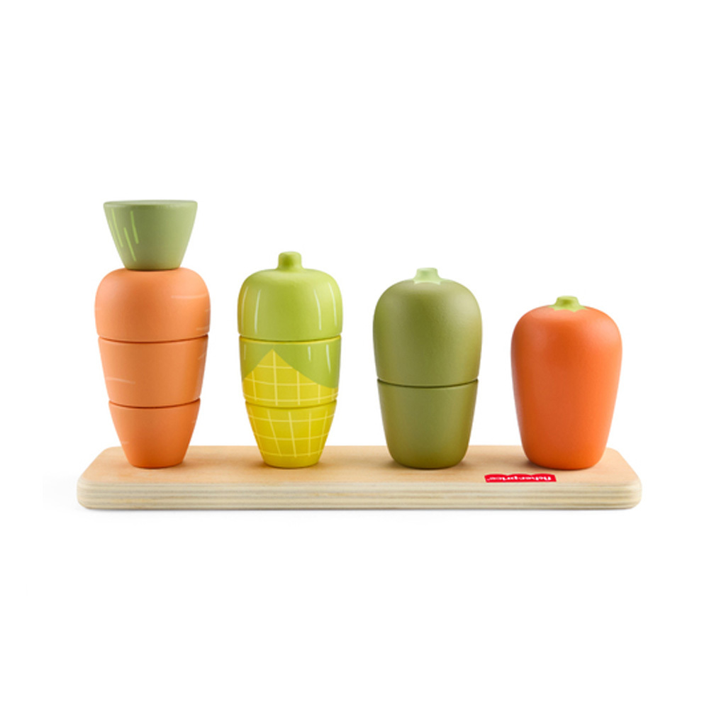 費雪木製蔬菜疊疊樂