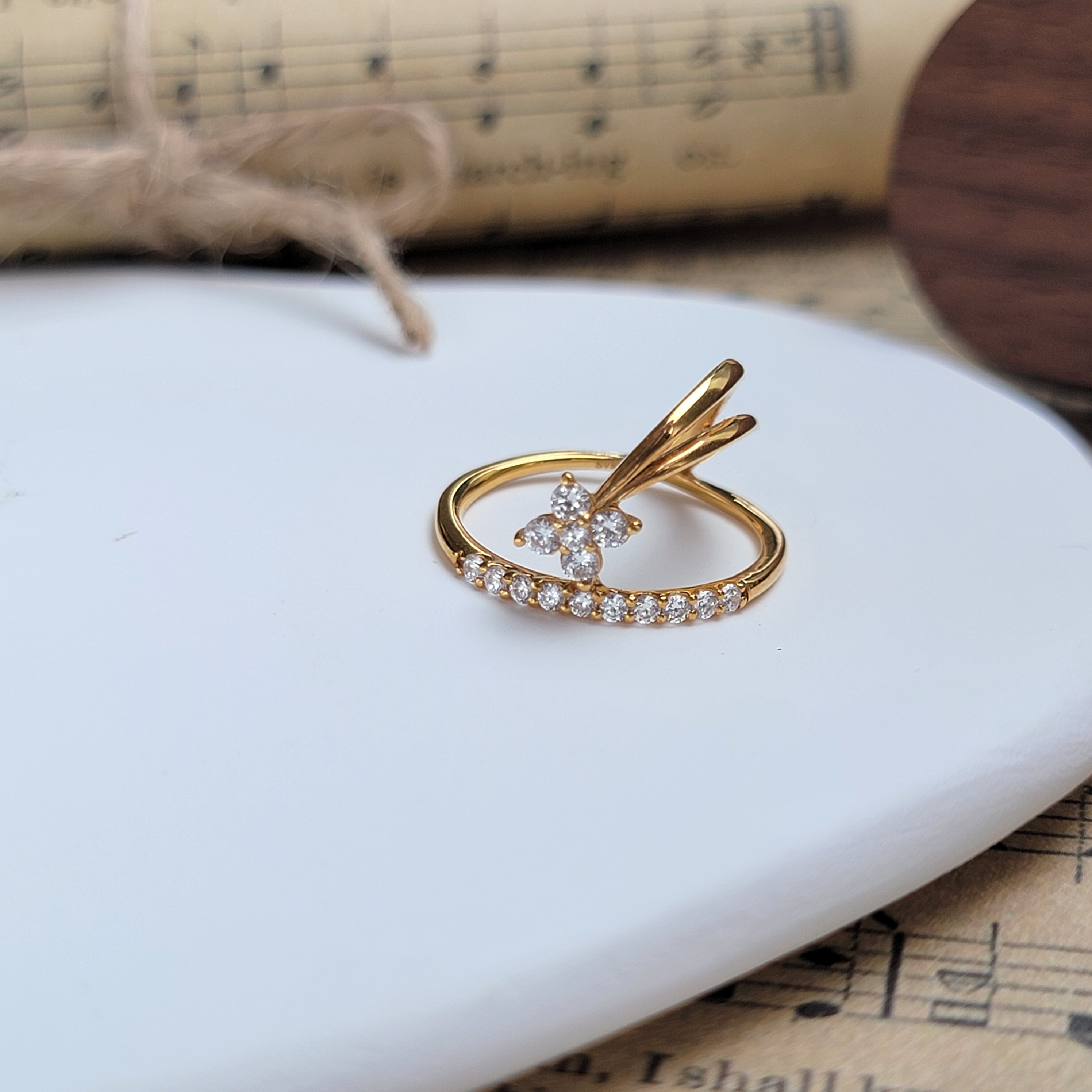 【me.luxe】SV18K願之光-星願鋯石戒