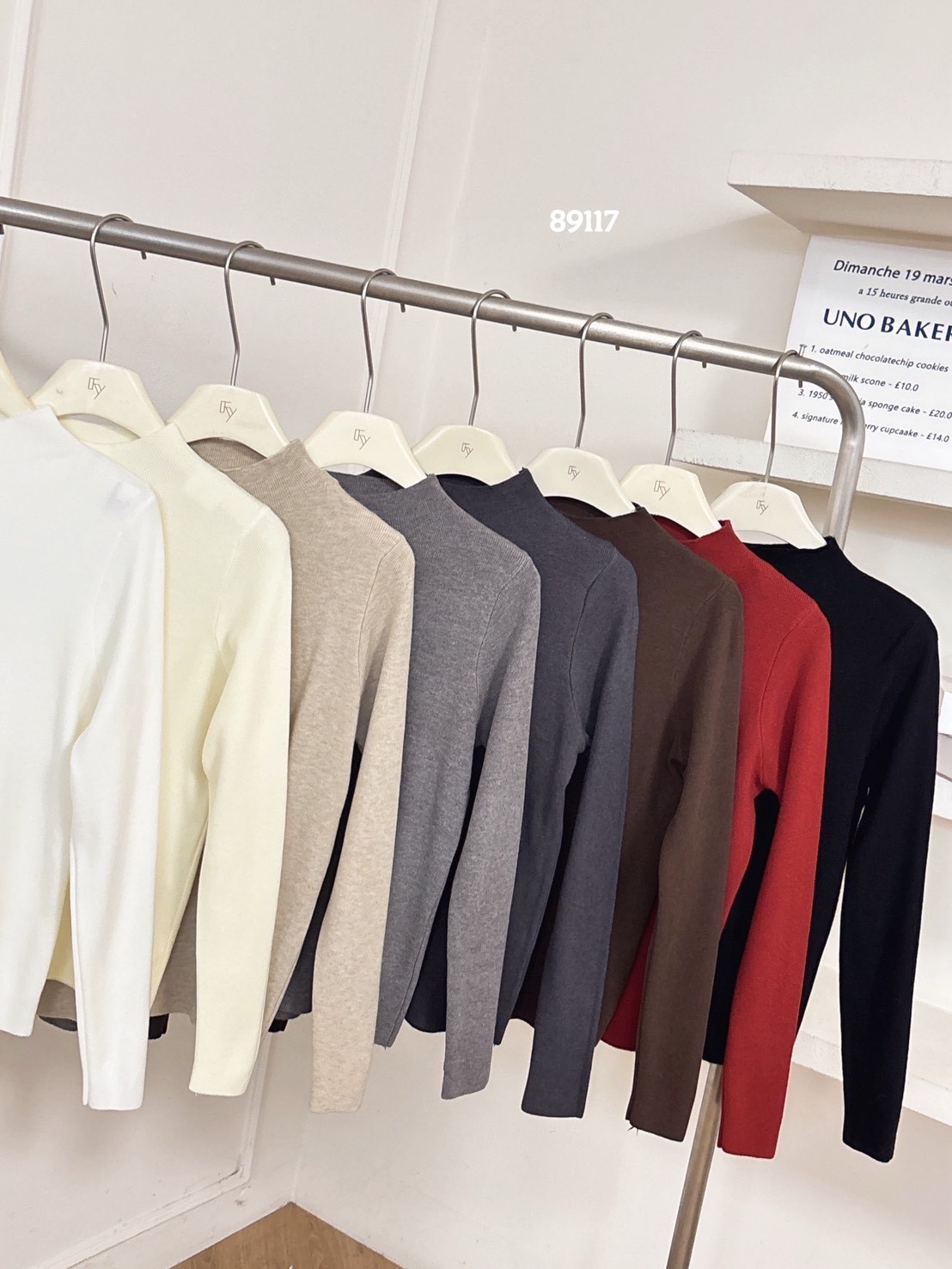 立領打底針織衣 RF89117