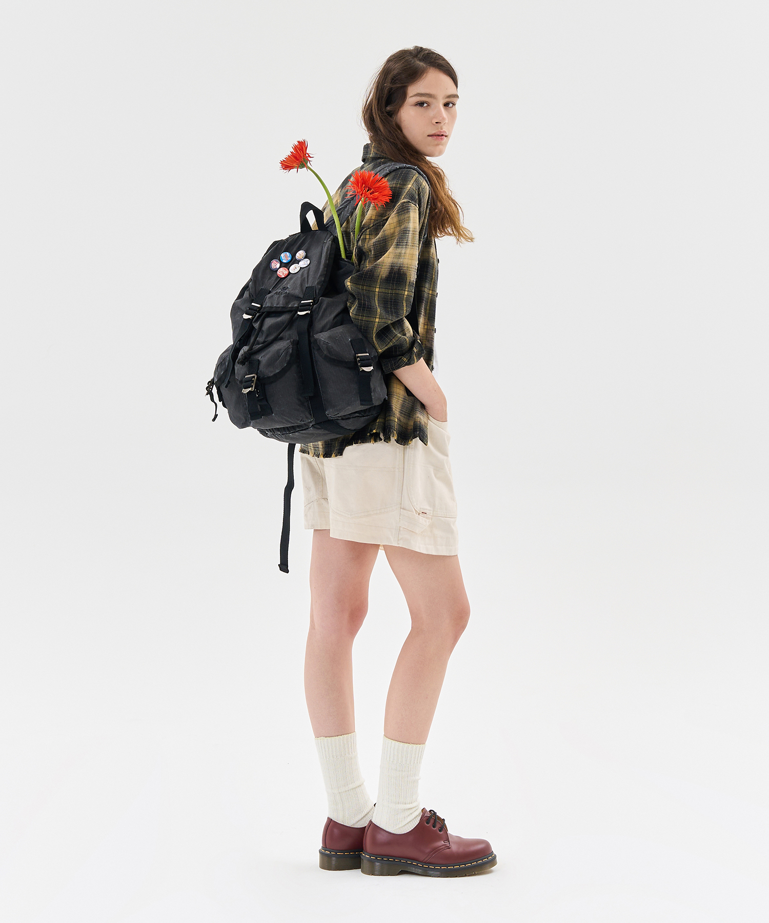 AECA 90s 3pocket WASHED BACKPACK FWBEABAST001E8BA