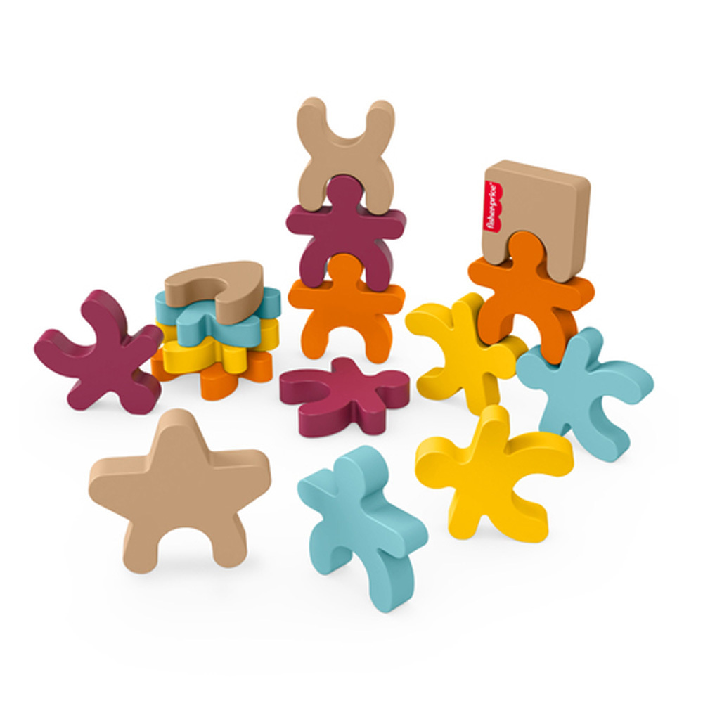 費雪木製蒙特梭利疊疊樂