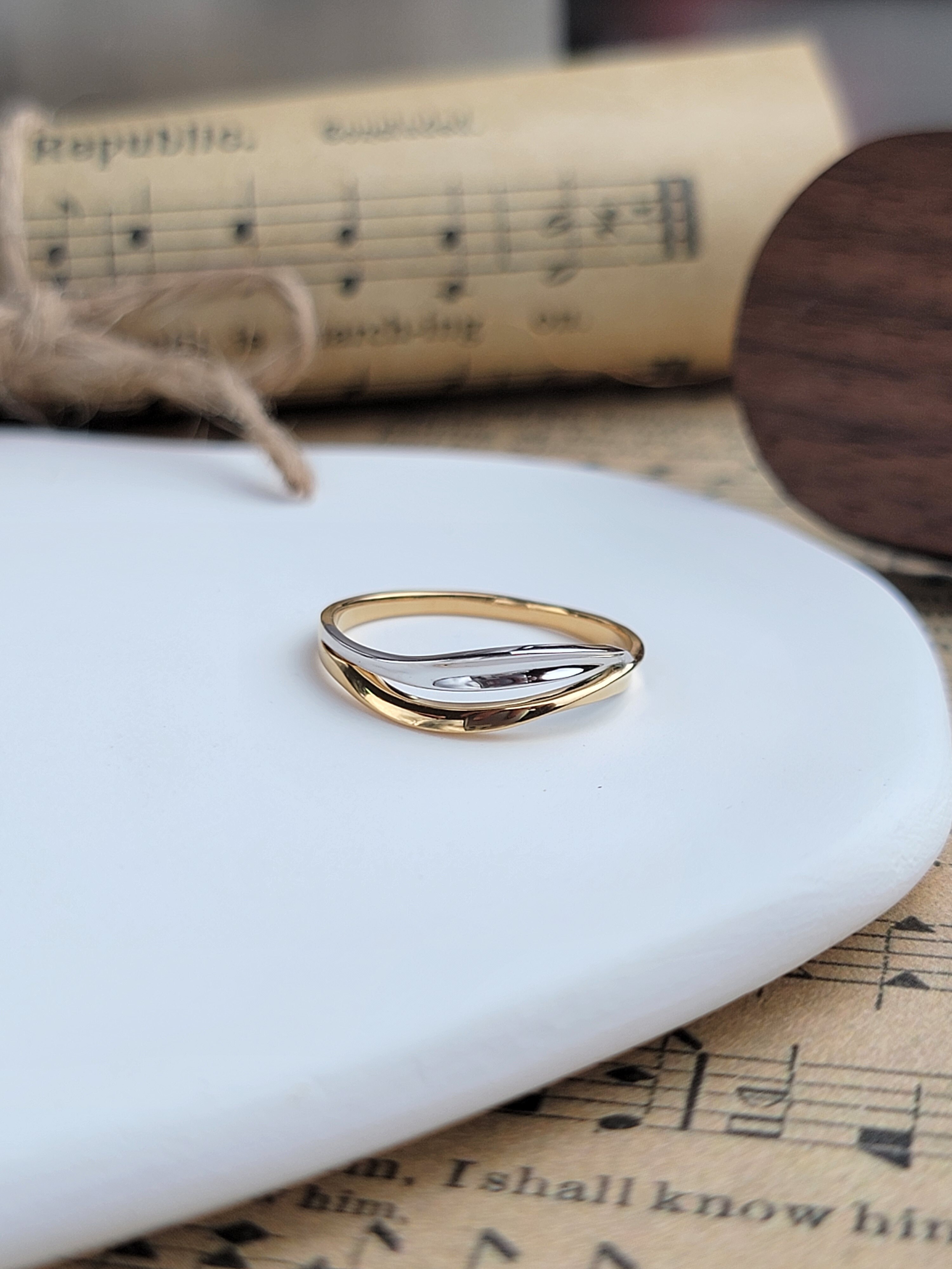 【me.luxe】SV18K願之光-雙願戒