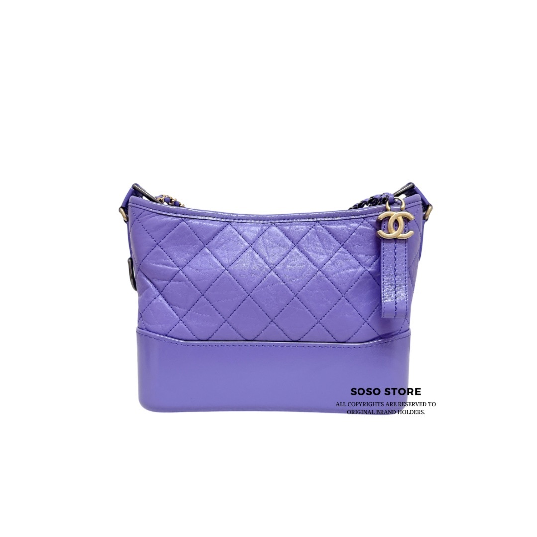 Chanel Gabrielle Hobo Bag - Purple / Ghw