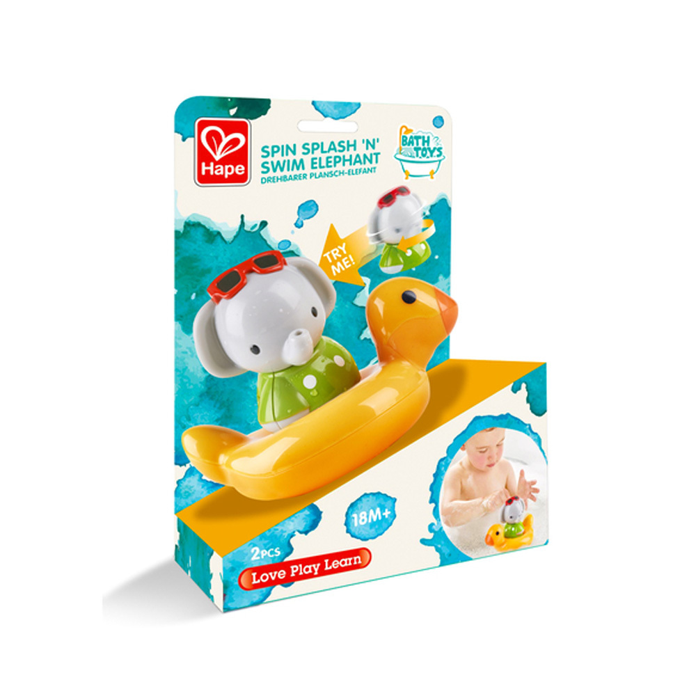 HAPE小象轉轉樂洗澡戲水玩具