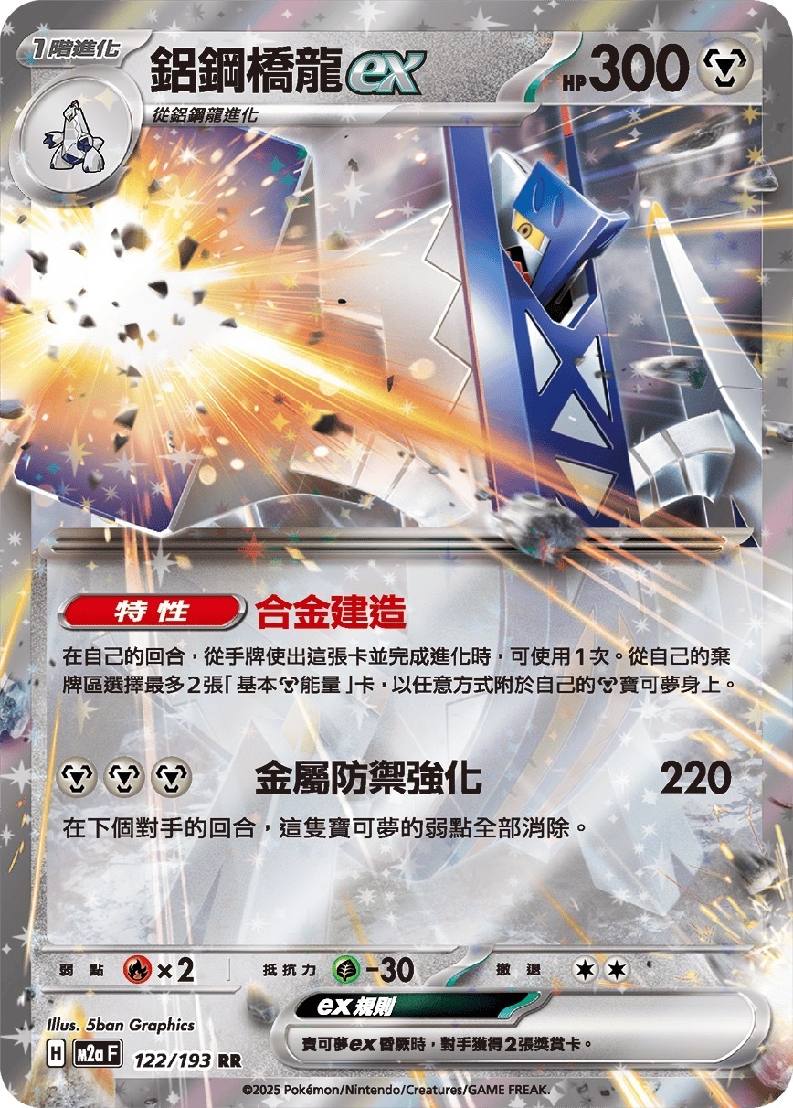M2aF 122/193 鋁鋼橋龍ex