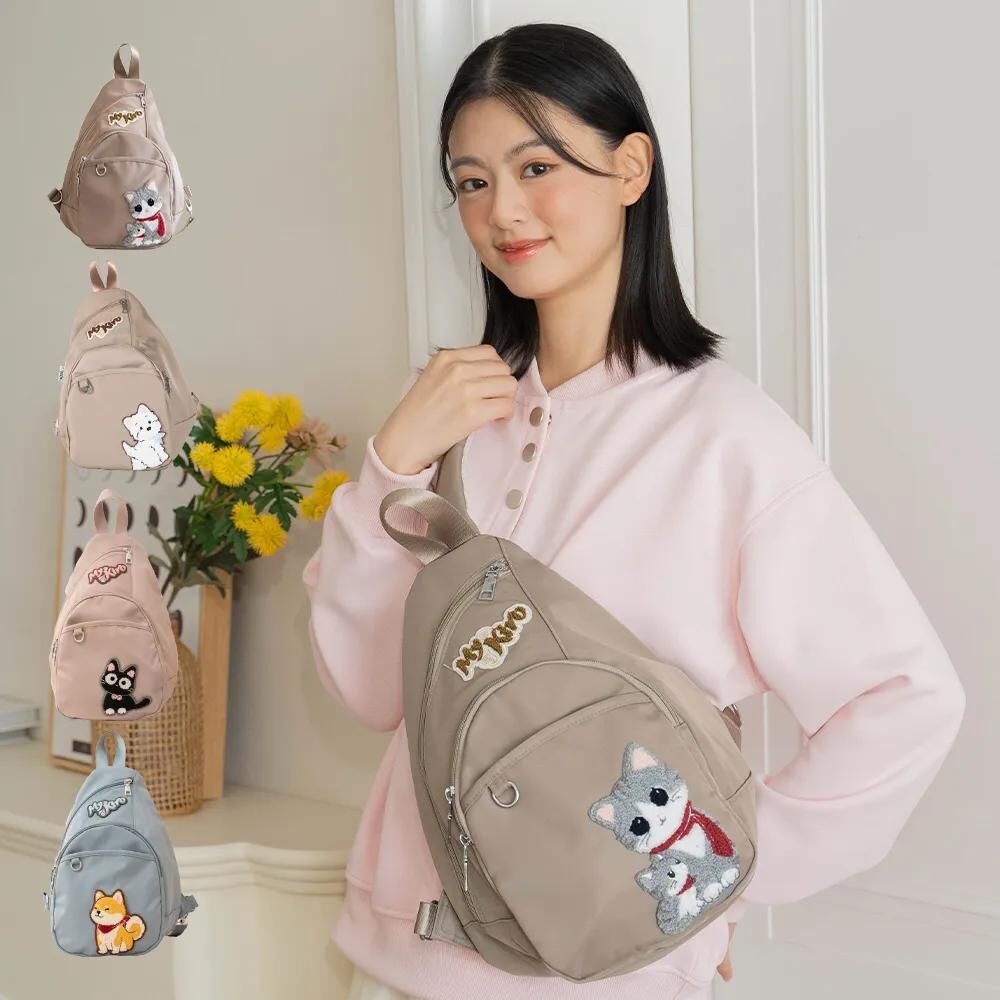 柴犬寶寶單肩後背包【現貨成品】