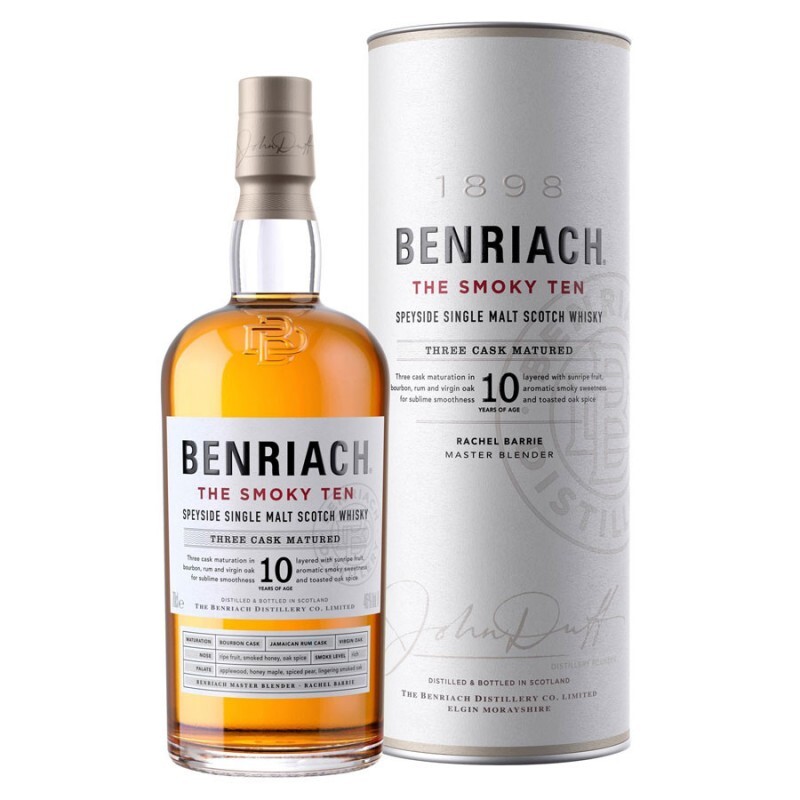 BenRiach 10 Years Smoky Ten Whisky (700mL) [禮盒裝]
