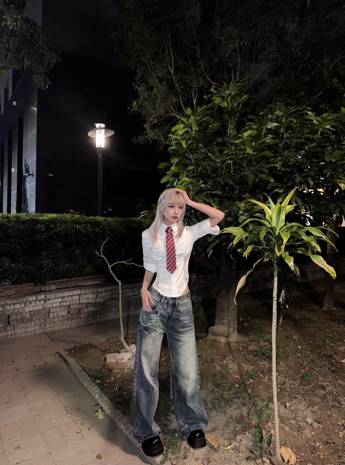 (GOAL) FIVE 美式水洗 刷色直筒牛仔褲 1775