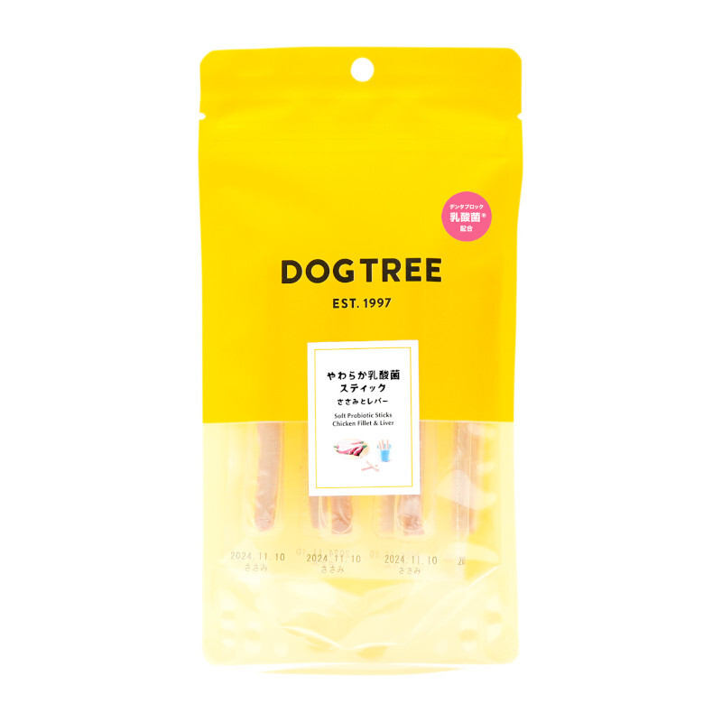 【DogTree】Soft Probiotic Sticks - Chicken Tenderloin & Liver (6 pcs)
