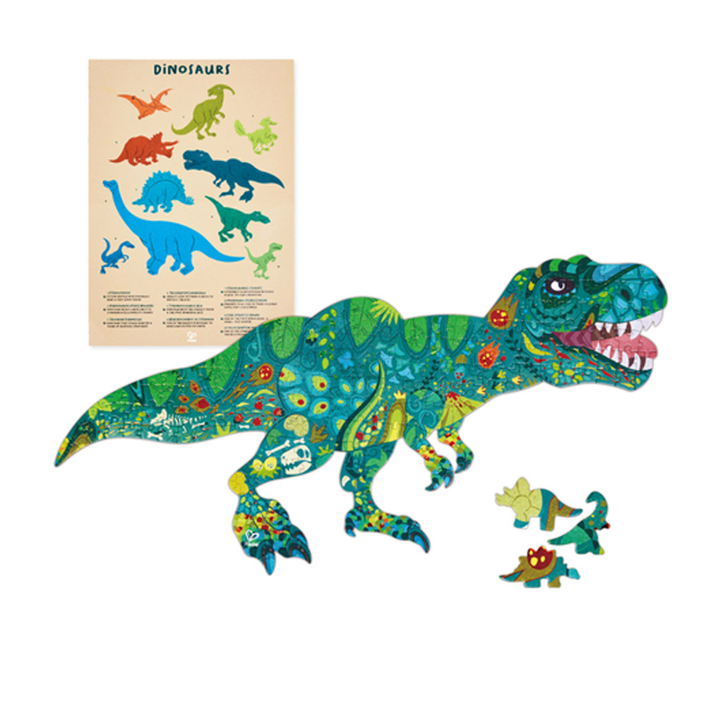 HAPE燙金地板拼圖 暴龍/座頭鯨款