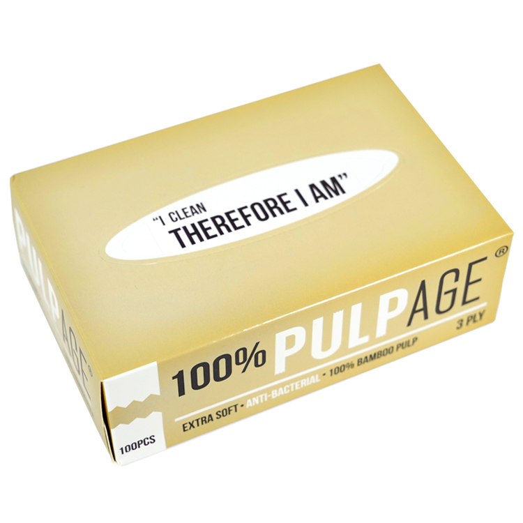 純竹漿紙巾 (3 層) 盒裝 100 張