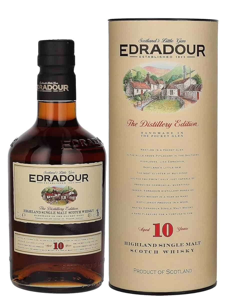 Edradour 10 Years Highland Single Malt Scotch Whisky (700ml)[禮盒裝]