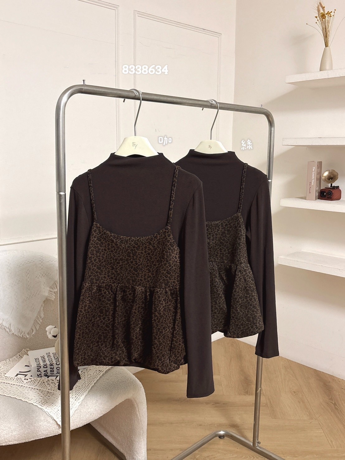 兩件式豹紋上衣 RF8338634