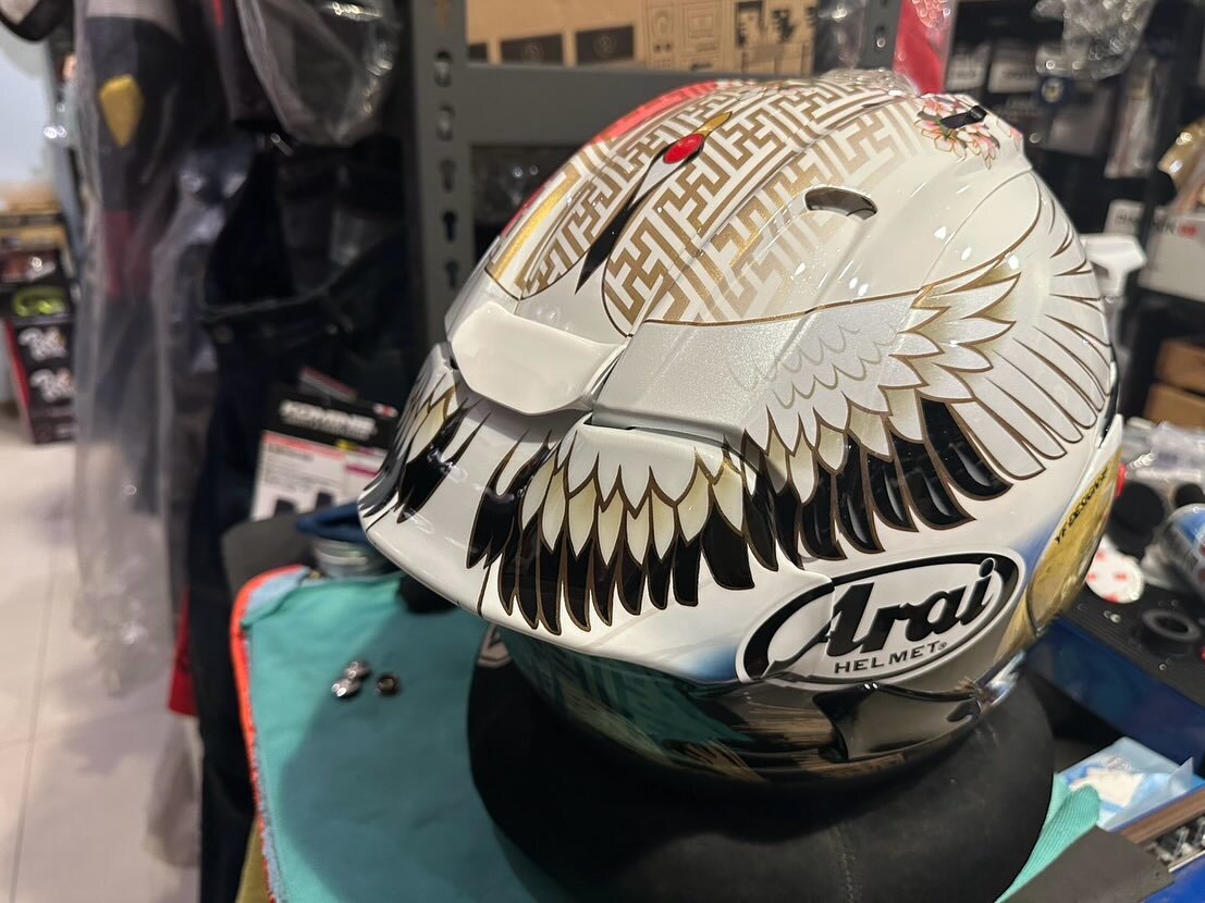 Arai 安全帽RX7X專用彩繪大鴨尾空力後擾流片原廠配件