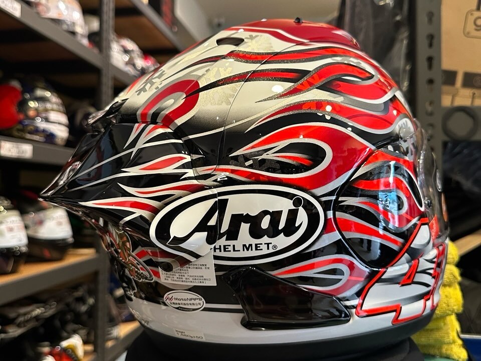 Arai 安全帽RX7X專用彩繪大鴨尾空力後擾流片原廠配件