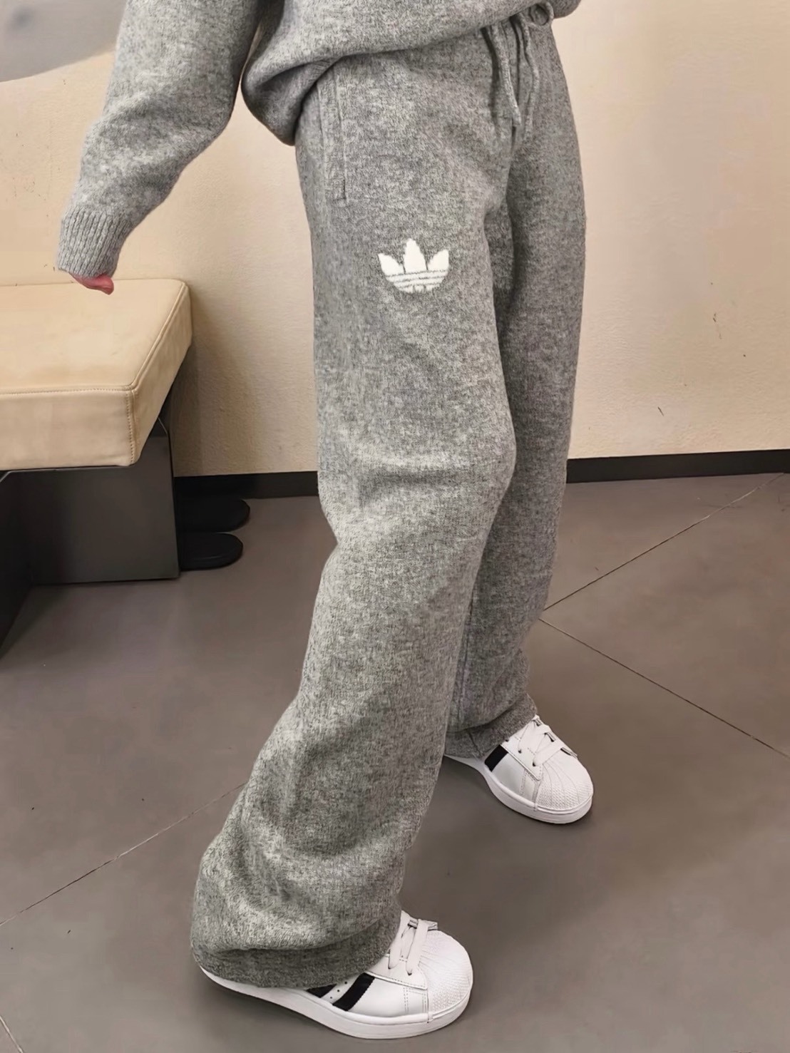 Adidas Originals 套裝控 微喇叭 針織褲