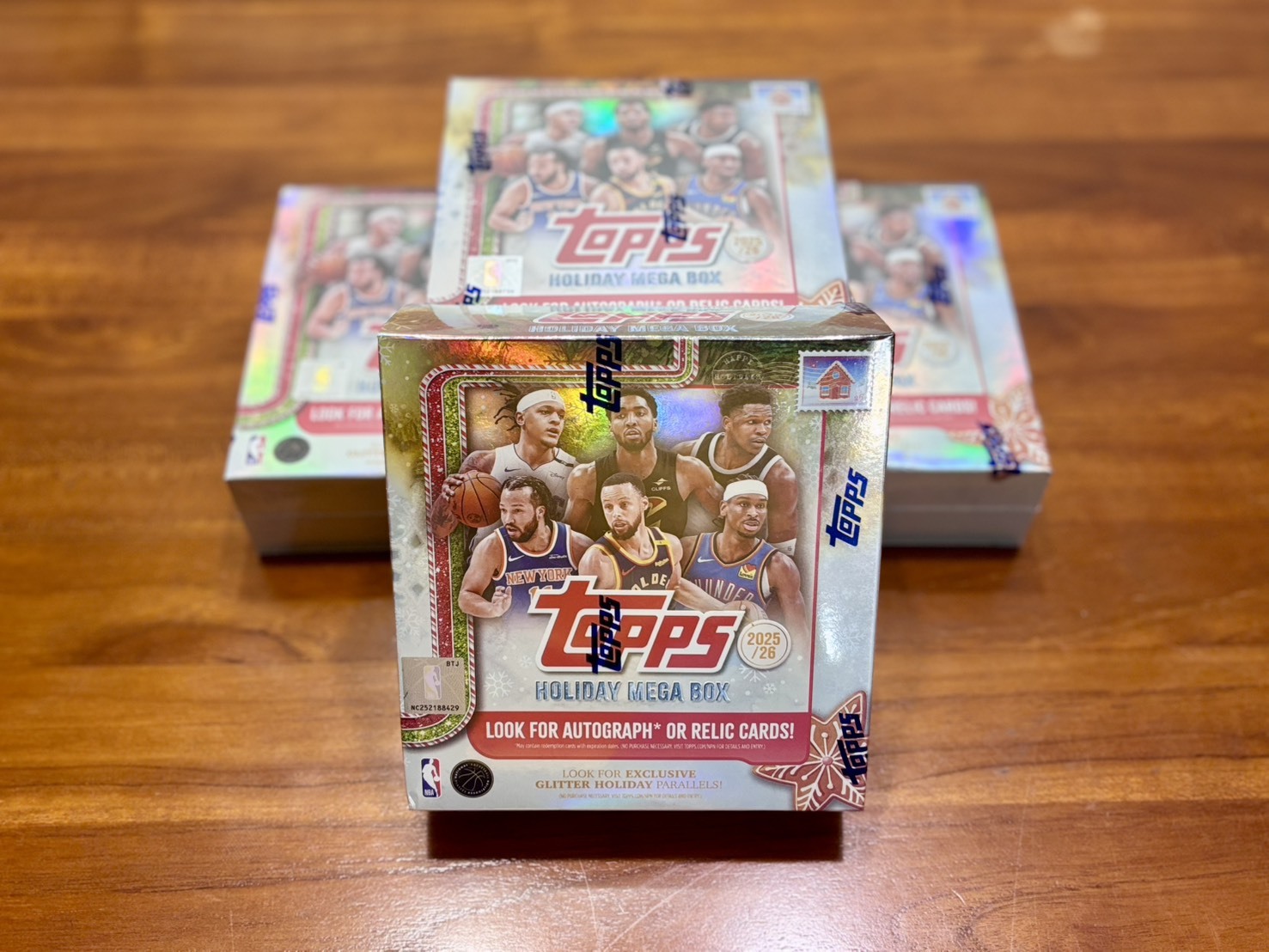 2025-26 Topps NBA Holiday Basketball Mega Box 球員卡 卡盒
