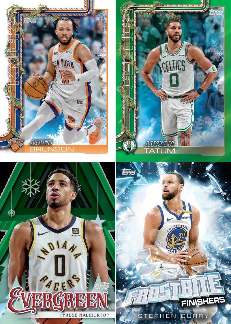 2025-26 Topps NBA Holiday Basketball Mega Box 球員卡 卡盒