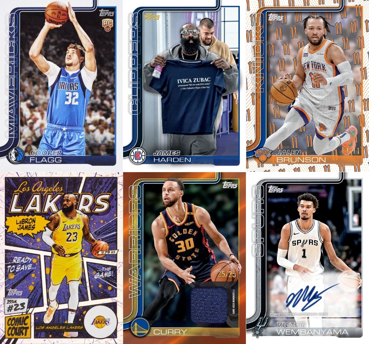 2025-26 Topps Basketball Fanatics 獨家 Value Box 球員卡 卡盒