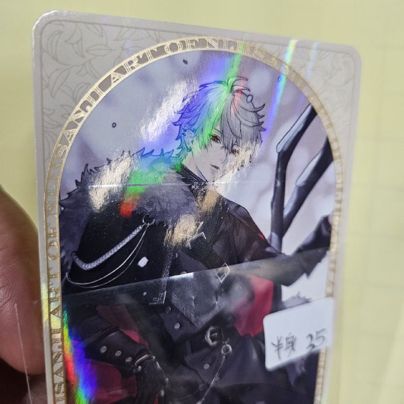 彩虹社 葛葉 小卡 半身 (印刷瑕) #344