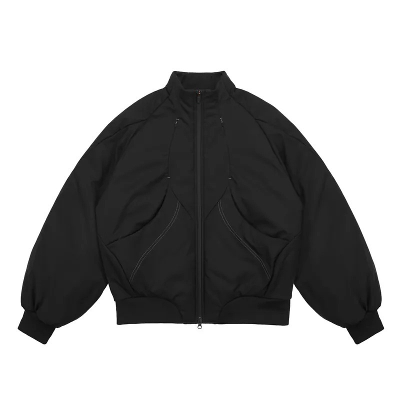 2025AW oqLiq Double-Strand Stand Collar Jacket 日本 SOLOTEX® 機能 風行 寬鬆 夾克 外套 現貨 25AO03