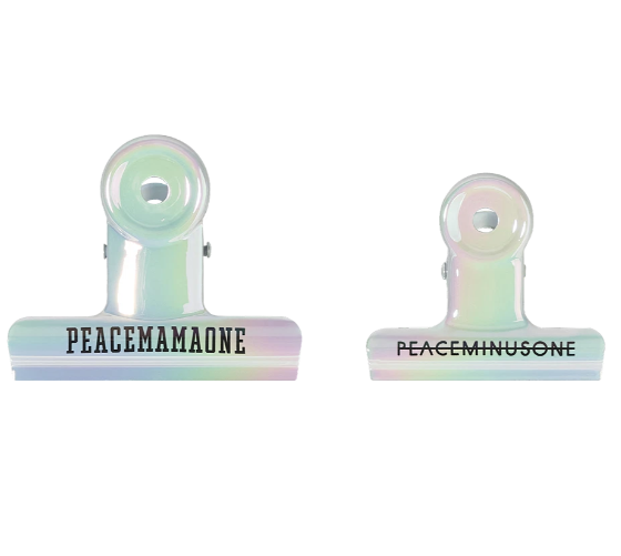 Peace Minus One x 2025 Mama Awards Peace Mama One Bulldog Clip（2 件組）