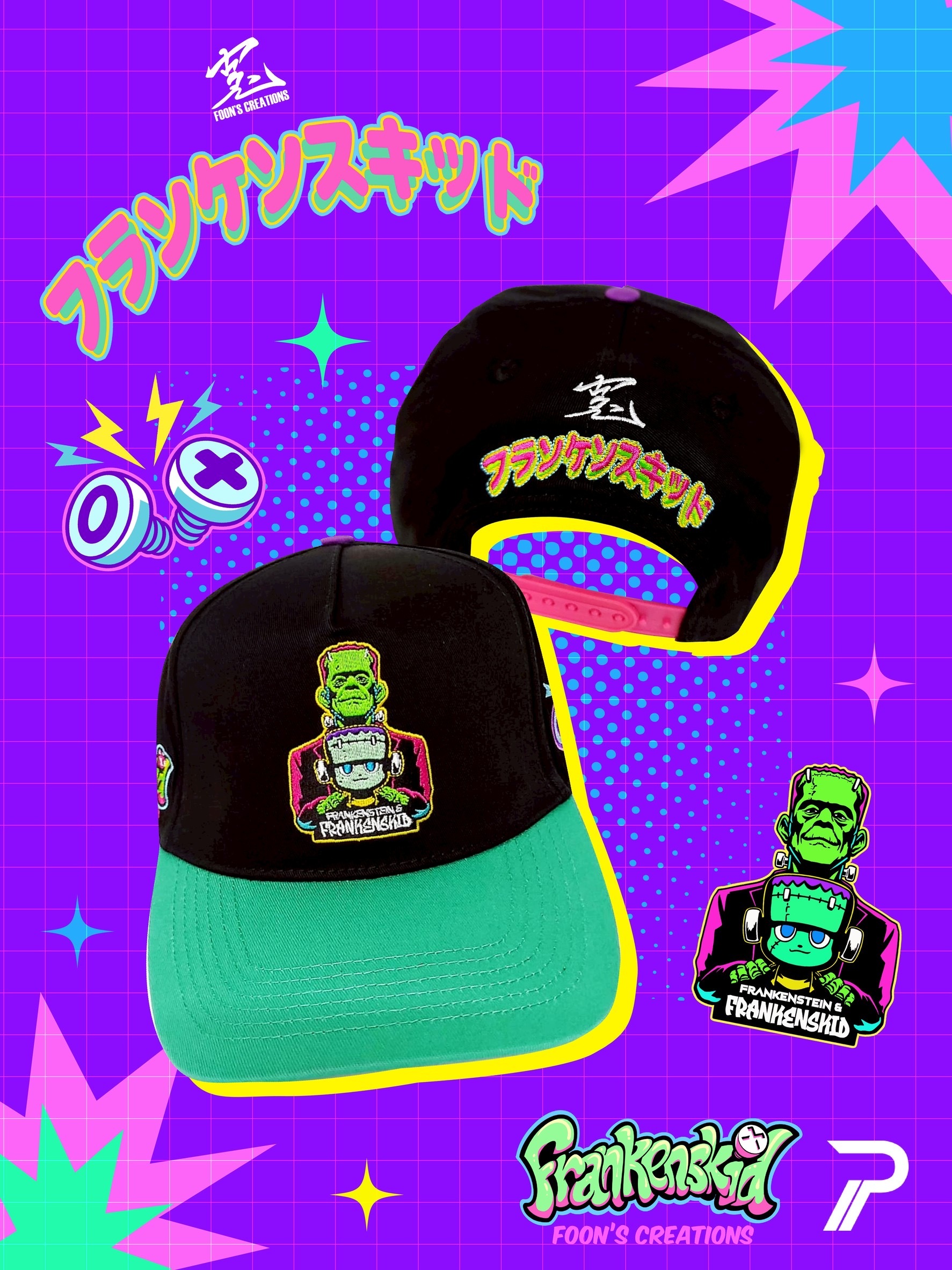 【現貨】Frankenskid x Pinknocchio -Frankenskid 帽子⚡