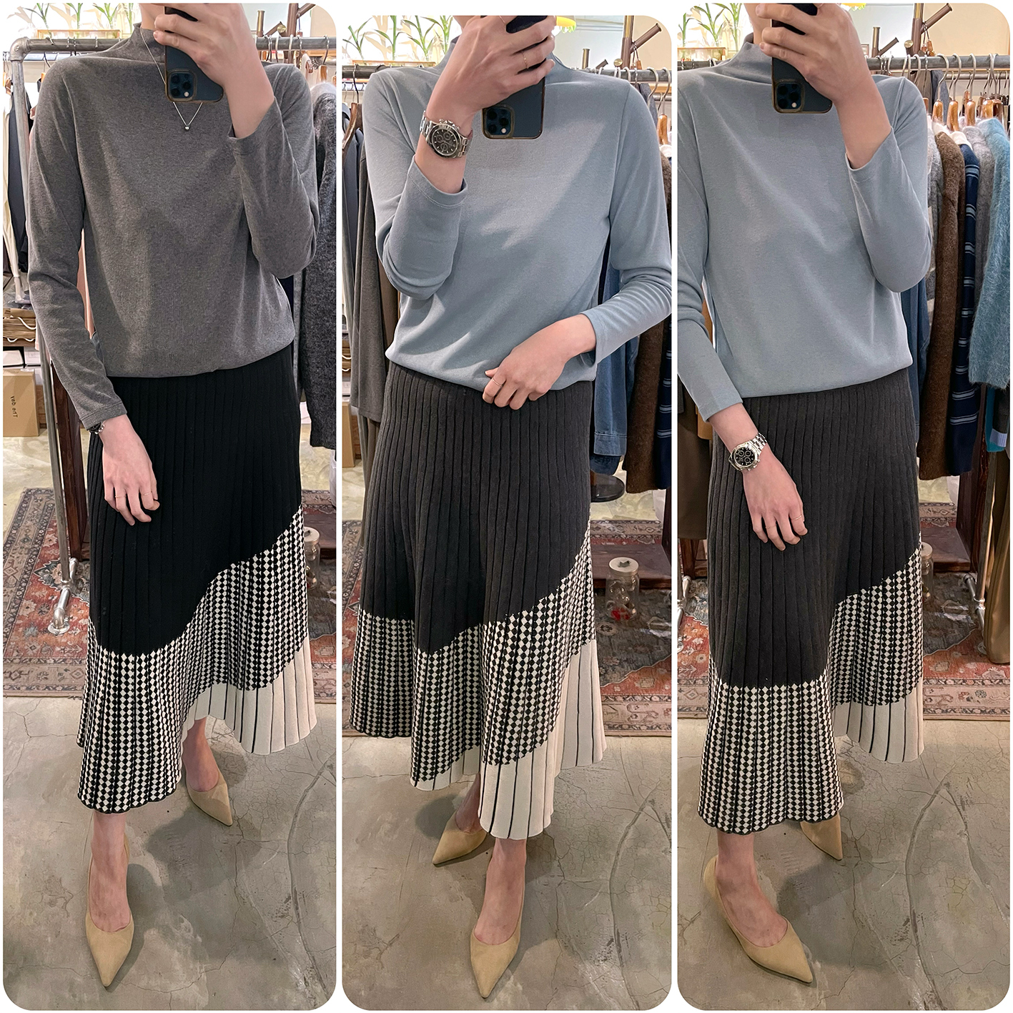 🖤軟綿綿針織半截裙🤍