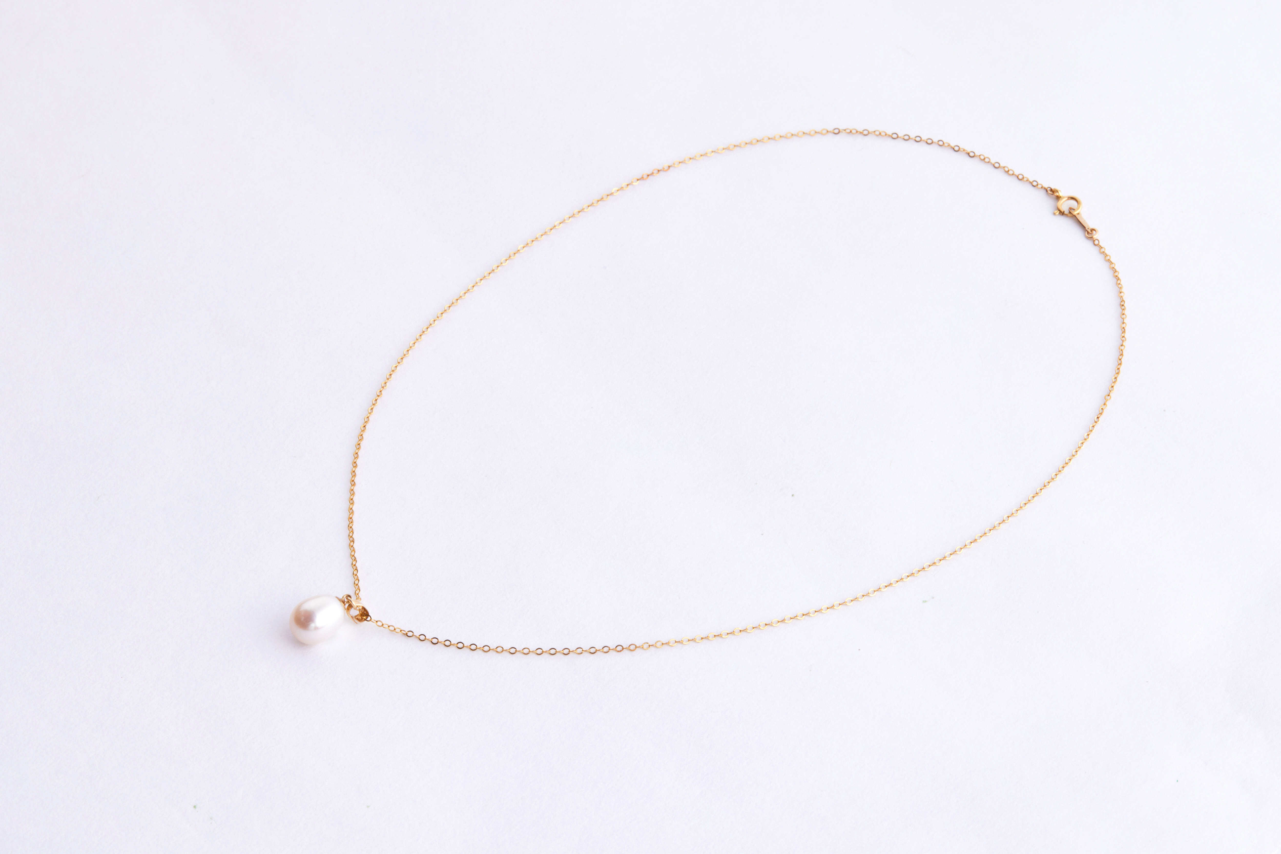 單顆珍珠項鍊
