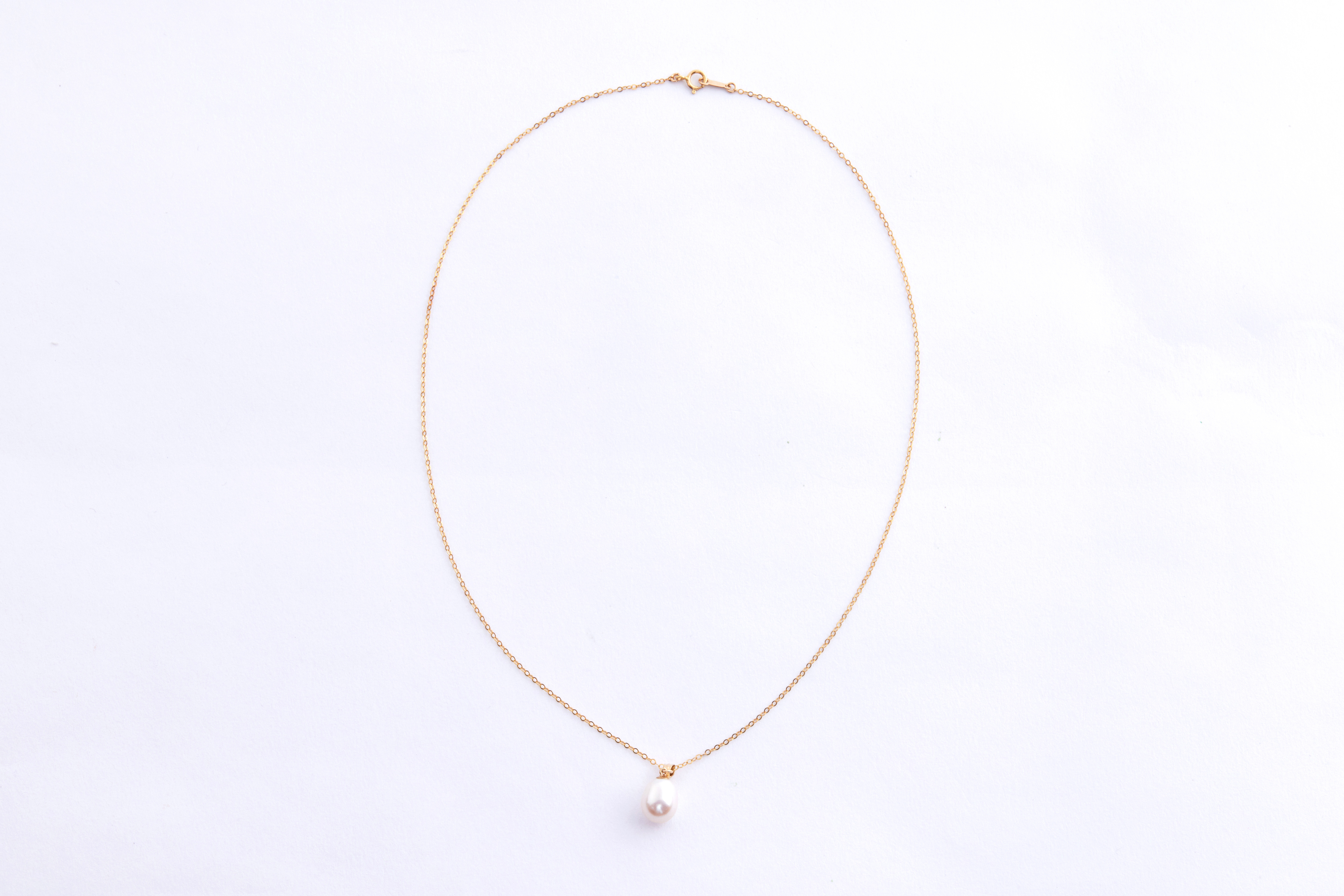 單顆珍珠項鍊