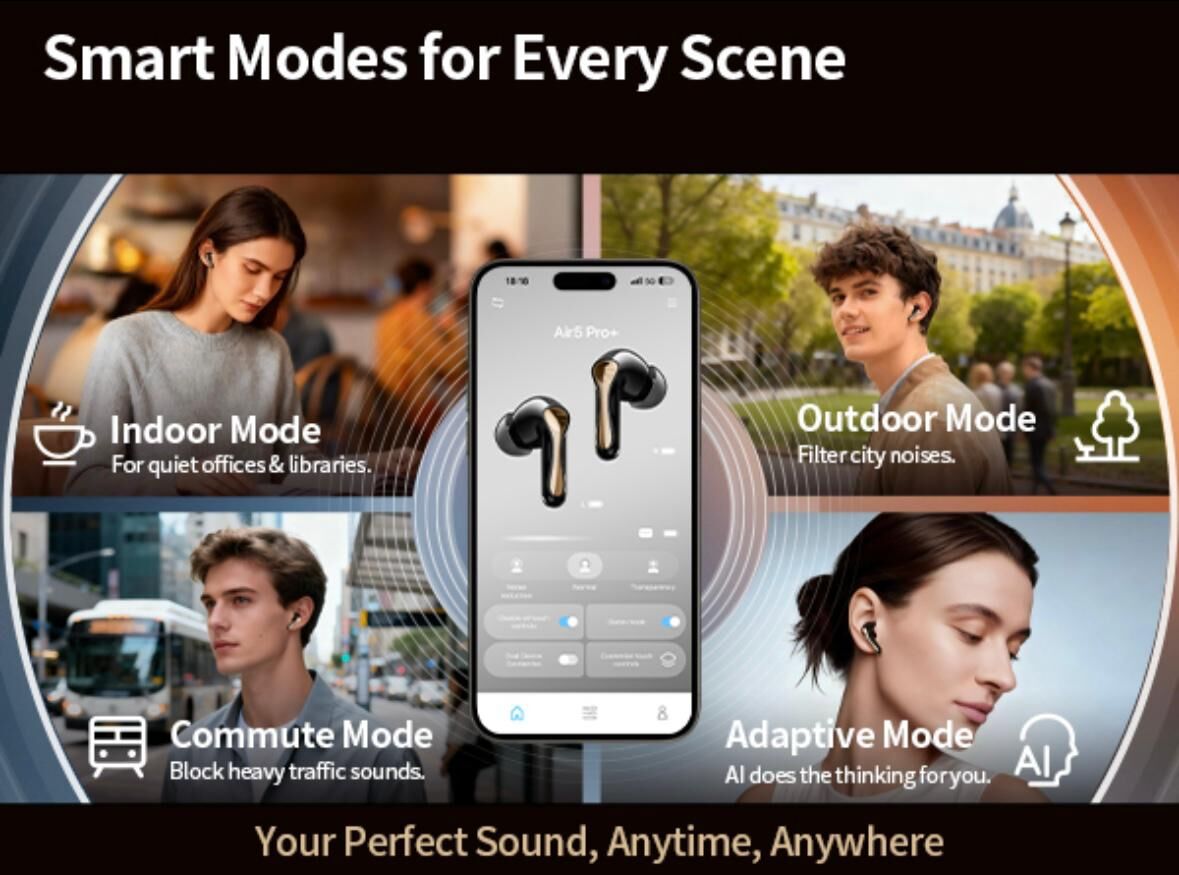 SoundPeats Air 5 Pro+ 入耳式降噪真無線耳機