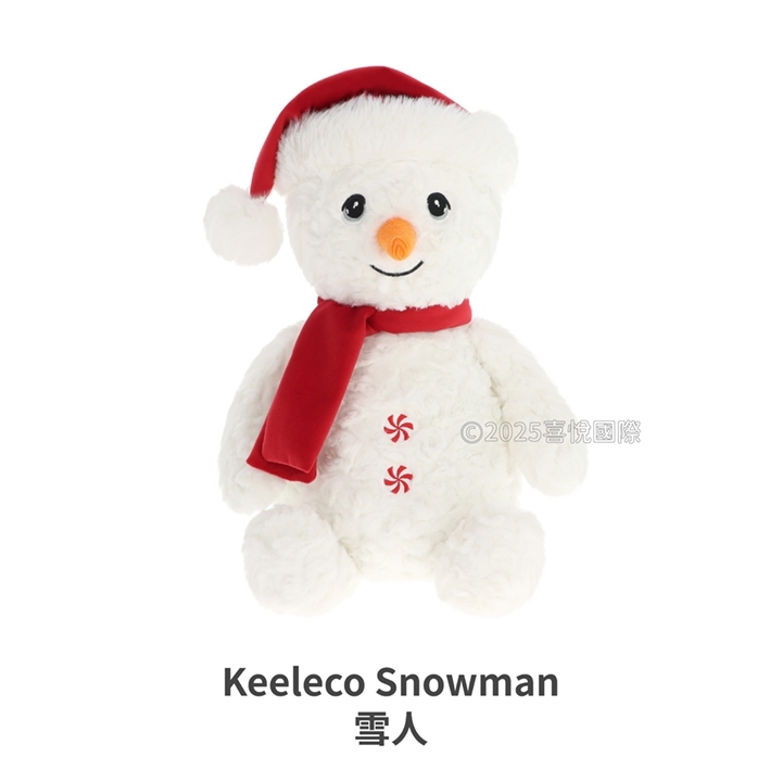 【樂森藥局】Keel Toys Keeleco Snowman 雪人 35cm