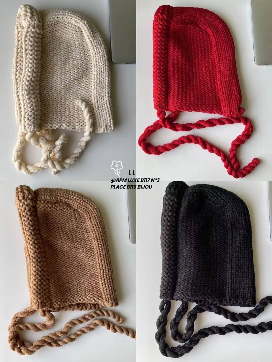 BN5319 粗針織冷帽