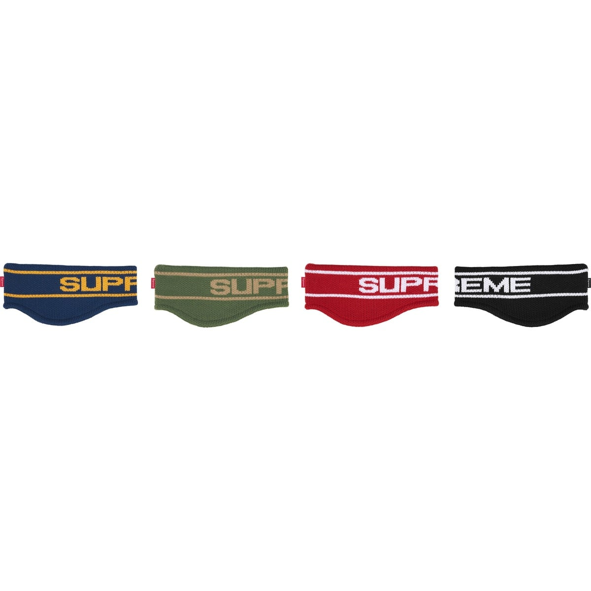 2025AW SUPREME Contrast Logo Headband 頭帶 頭巾 保暖 現貨