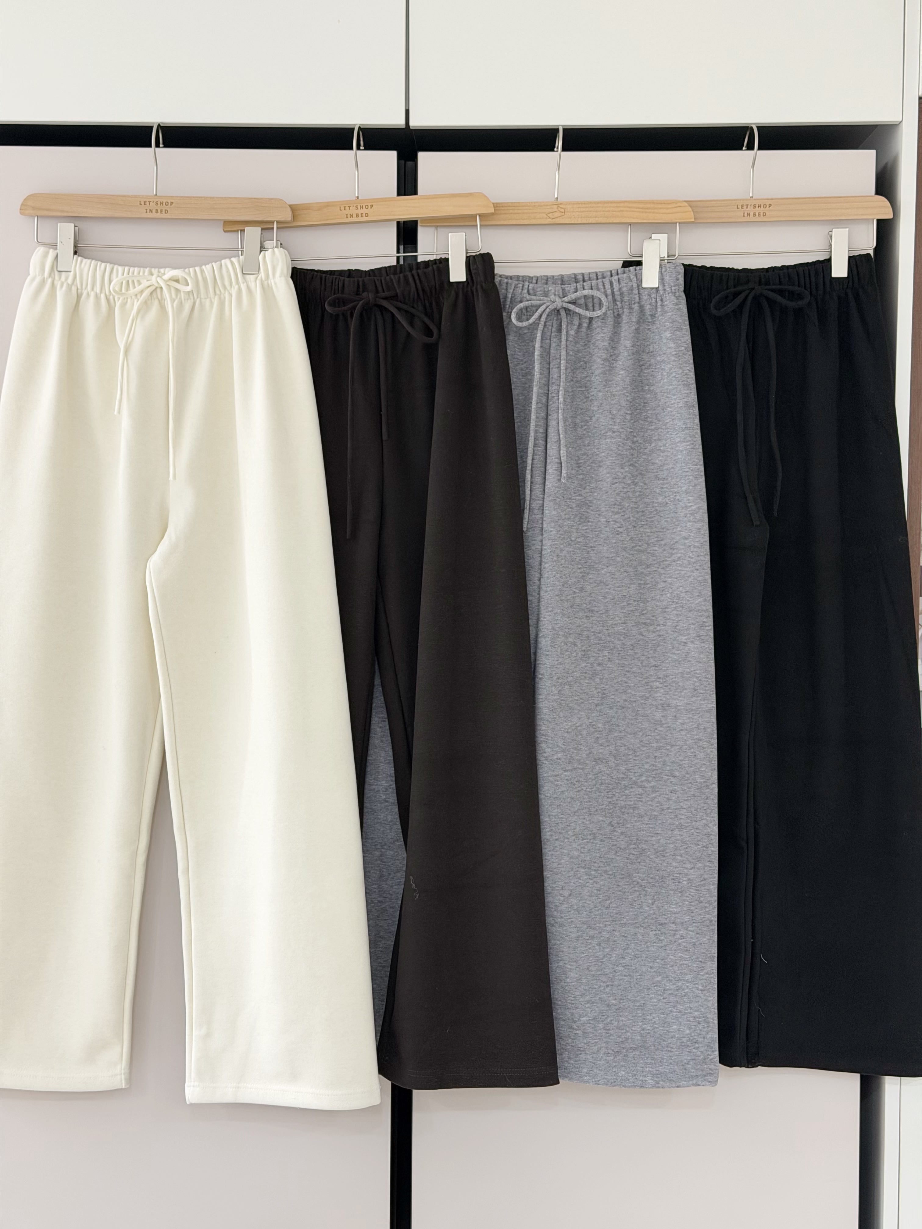 KR408 <加絨版> 店主自留垂感直腳HEA褲-4色