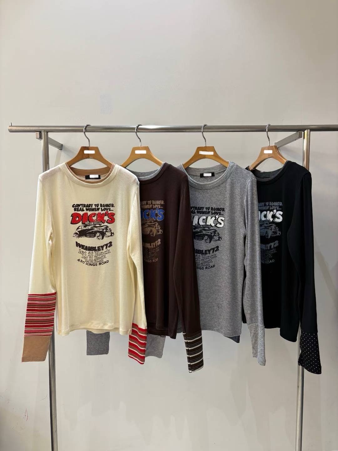 ND1231 Dicks車併色Tee