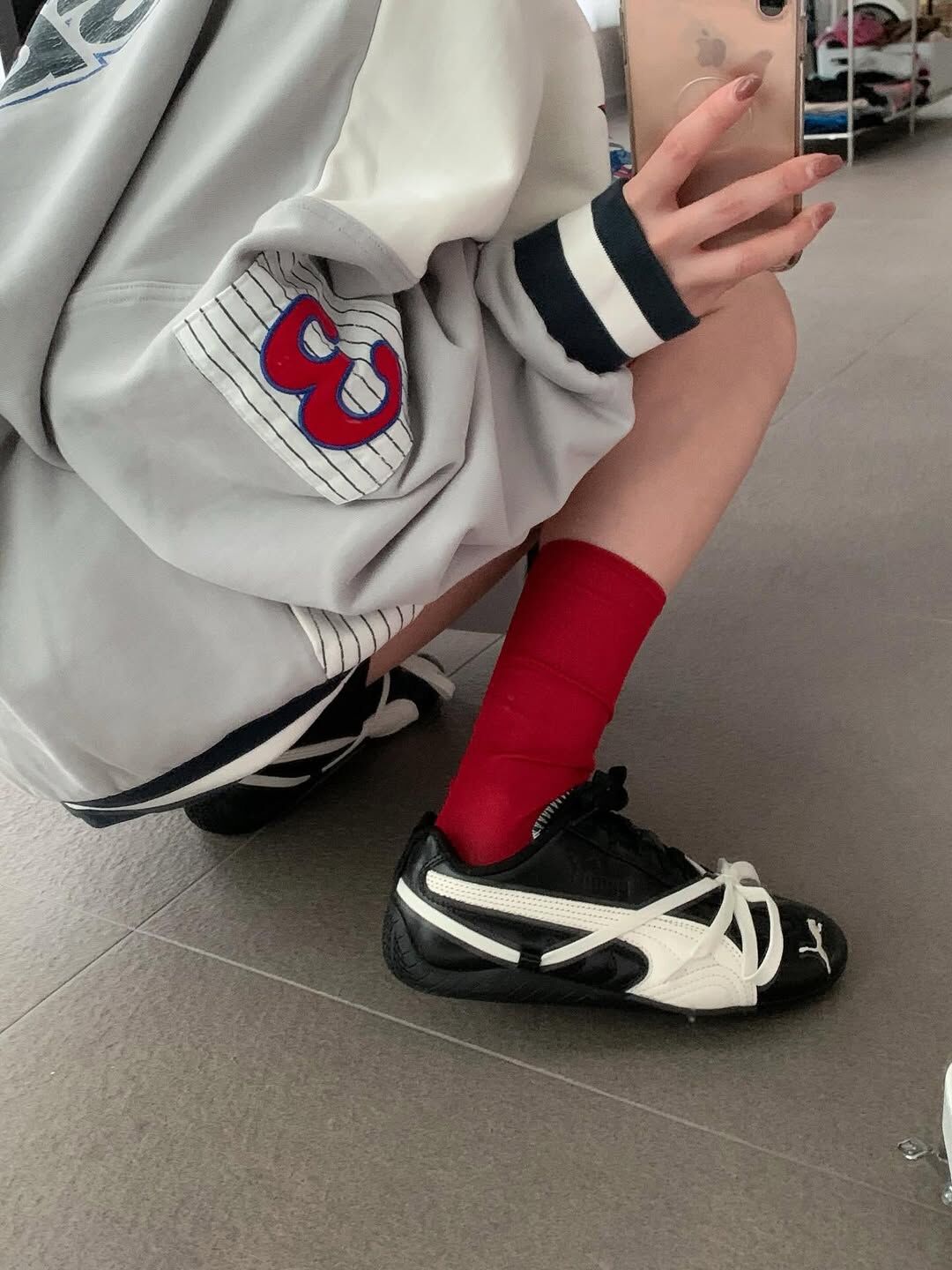 Rosé x PUMA Speedcat Lea 奶油黑 亮面 聯名款 朴彩英 復古 薄底鞋 40439101