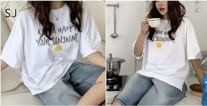 SJ12312 哈哈笑短袖Tee