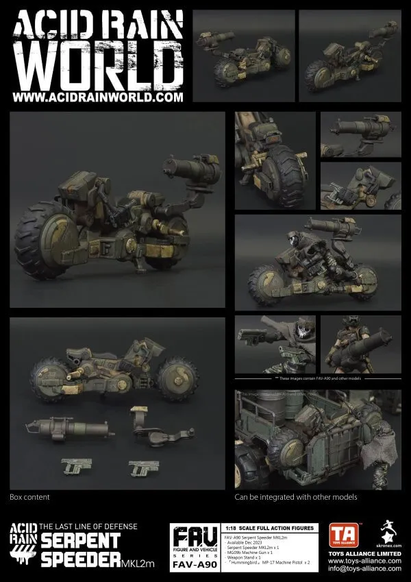 TOYS ALLIANCE x Acid Rain FAV-A90 海蛇斯比達MKL2m