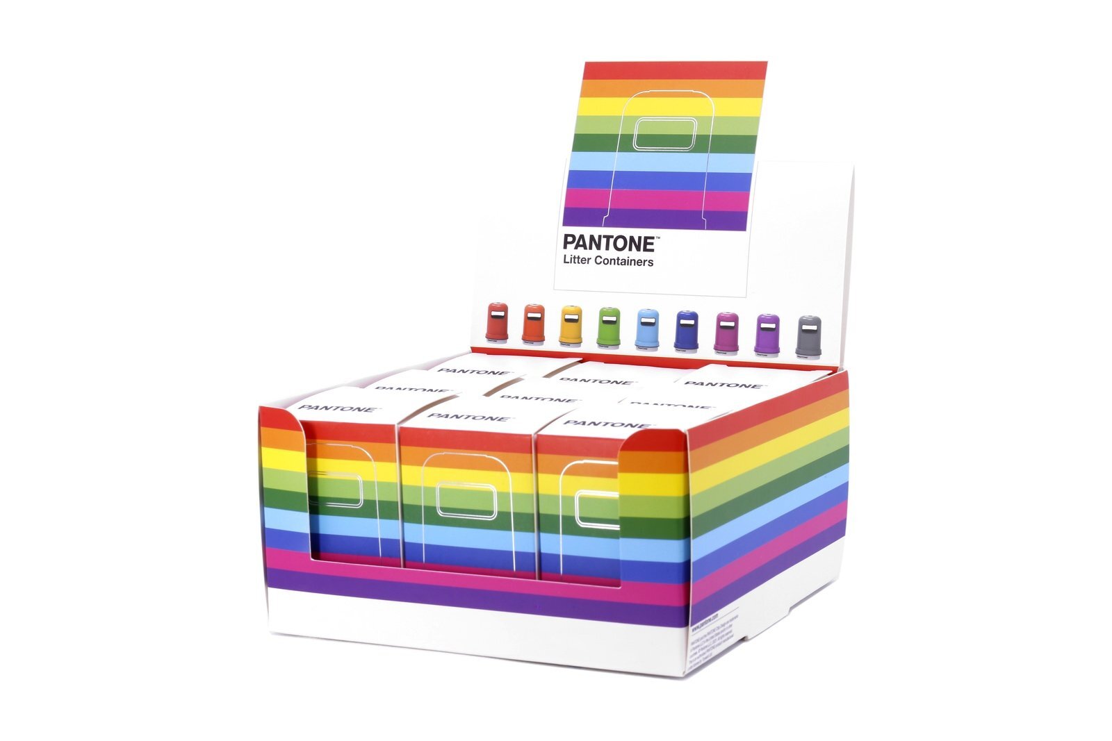 Tiny 1/18 Pantone 垃圾筒 (11 Styles) 一個原箱9件