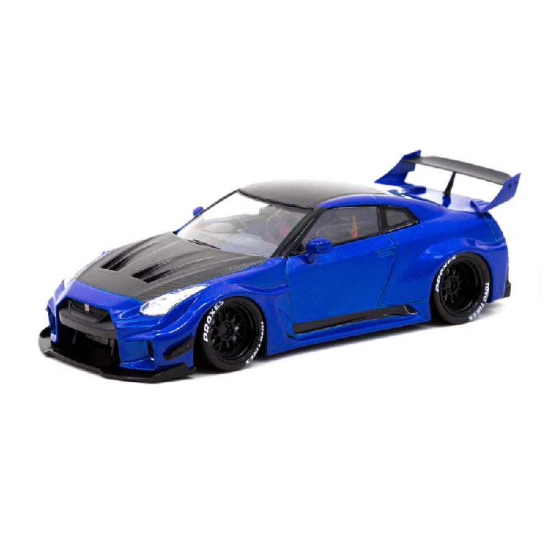Tarmac Works 1/43 LB-Silhouette WORKS GT NISSAN 35GT-RR Candy Blue