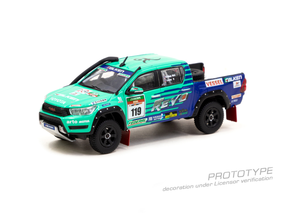 Tarmac Works 1/64 Toyota Hilux AXCR 2017 Diecast Model Car