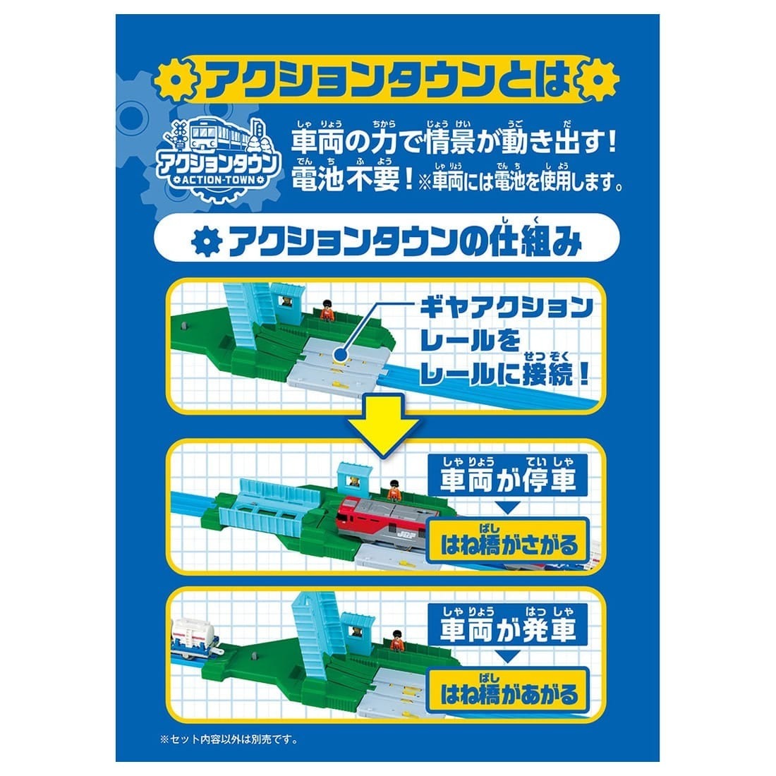 Takara Tomy Plarail 列車配件 J-32 動感城鎮大型開合橋