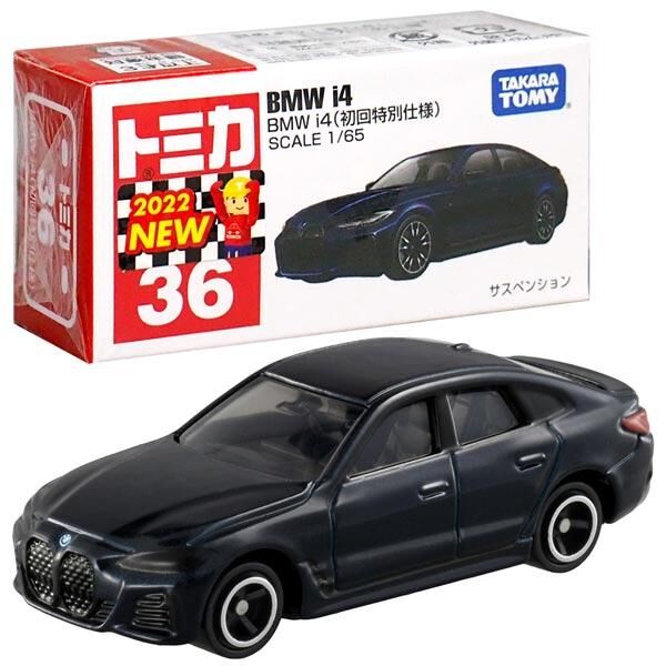 Takara Tomy Tomica 合金車 - 1/65 No.036 寶馬 i4 (初版)